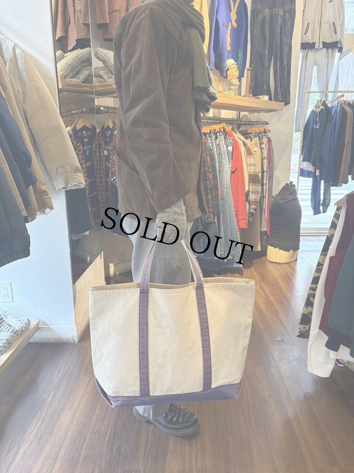 画像2: キャンバストートバッグ LARGE (2)