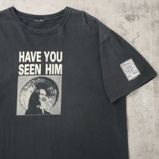 画像1: POWELL PERALTA "HAVE YOU SEEN HIM" アニマルチン プリントTシャツ BLACK (1)