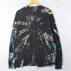 画像2: 90's Hanes USA製 タイダイ染め ロンT XL (2)
