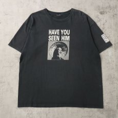 画像2: POWELL PERALTA "HAVE YOU SEEN HIM" アニマルチン プリントTシャツ BLACK (2)