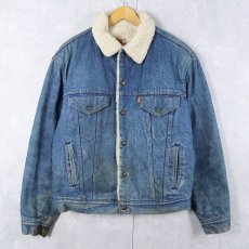 画像1: 70's Levi's オレンジタブ デニムボアジャケット SIZE44 (1)