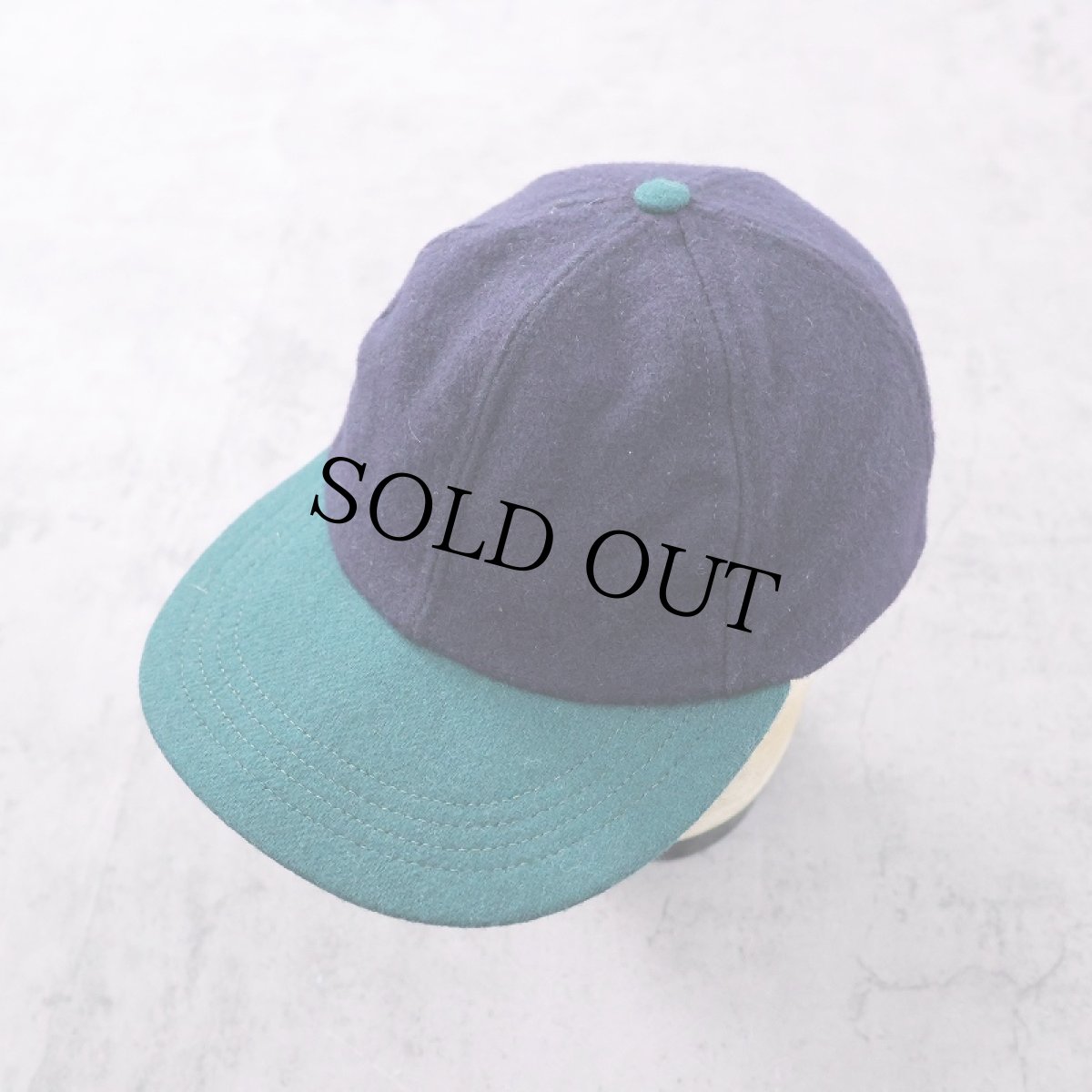 画像1: 80's〜 2トーン スナップバック ウールキャップ ONE SIZE (1)