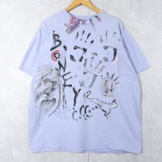 画像1: 90's Winston Haycock USA製 ハンドペイントTシャツ XL (1)