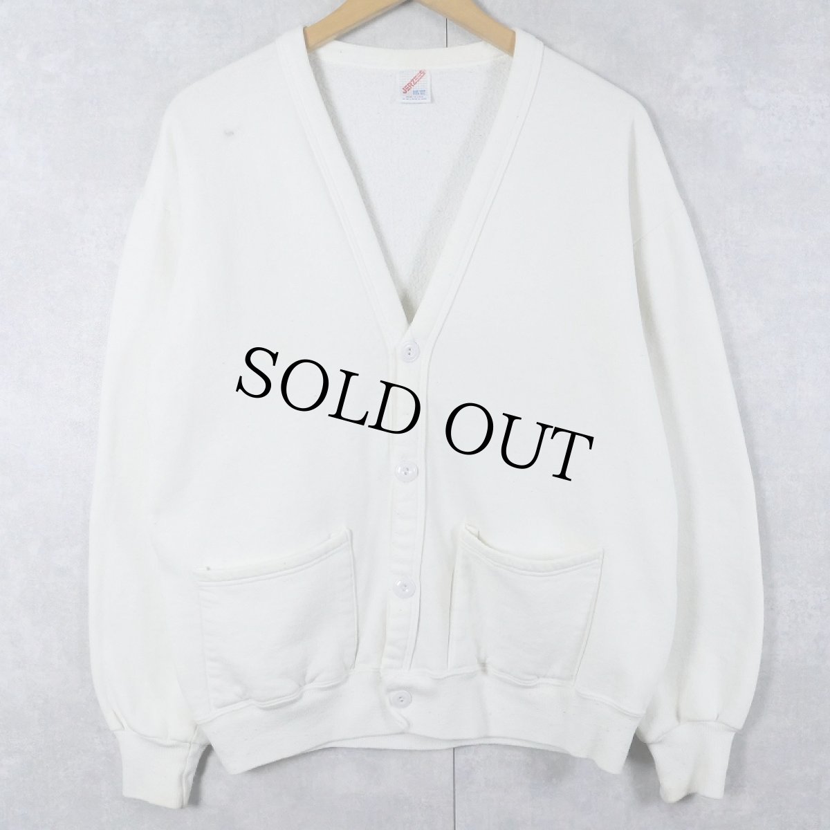 画像1: 90's JERZEES USA製 スウェットカーディガン ONE SIZE (1)