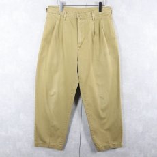 画像3: 90's GAP 2タック チノトラウザーズ W31 (3)