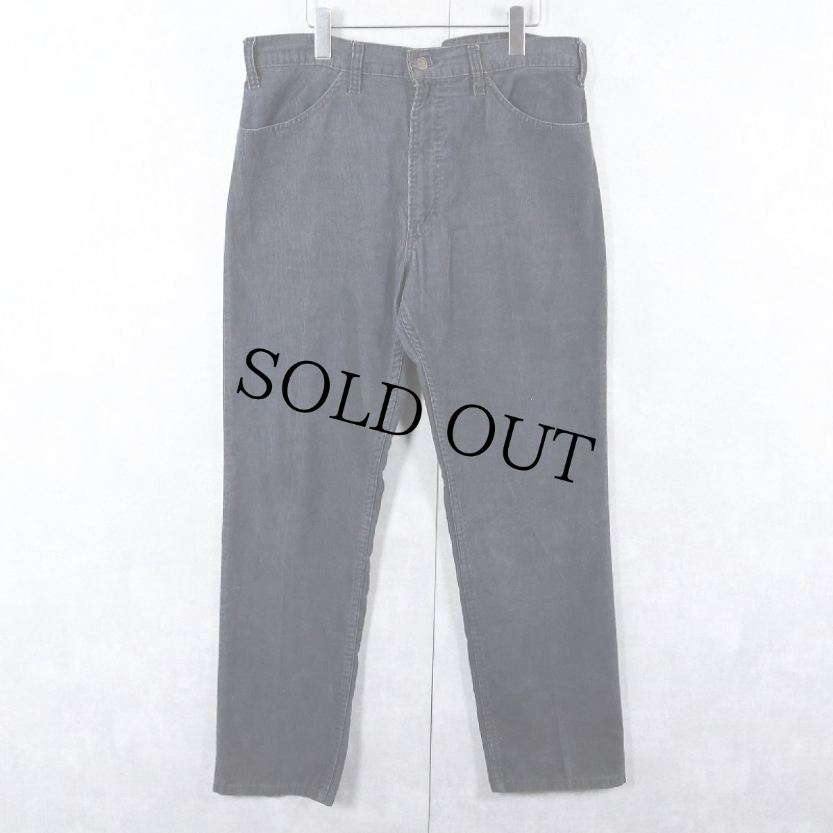 画像3: 80's Levi's 519-1517 コーデュロイパンツ DARK NAVY W35 (3)