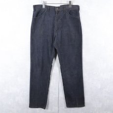画像3: 80's Levi's 519-1517 コーデュロイパンツ DARK NAVY W35 (3)