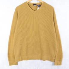 画像1: GAP Vネック サーマルロンT M (1)