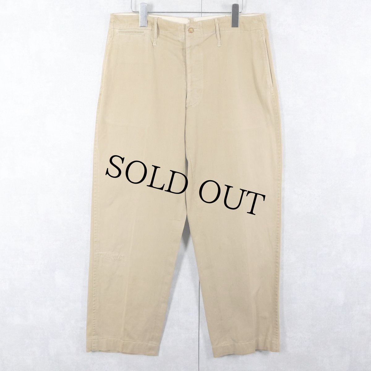 画像1: 50〜60's Western Costume Co. チノトラウザーズ W33 (1)