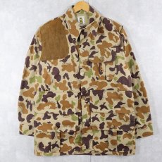 画像1: 70's bob allen USA製 ダックハンターカモ柄 ガンパッチ付き ハンティングジャケット M (1)