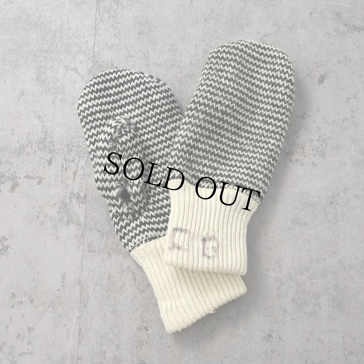 画像1: 〜80's CANADIAN MILITARY ウールミトン (1)