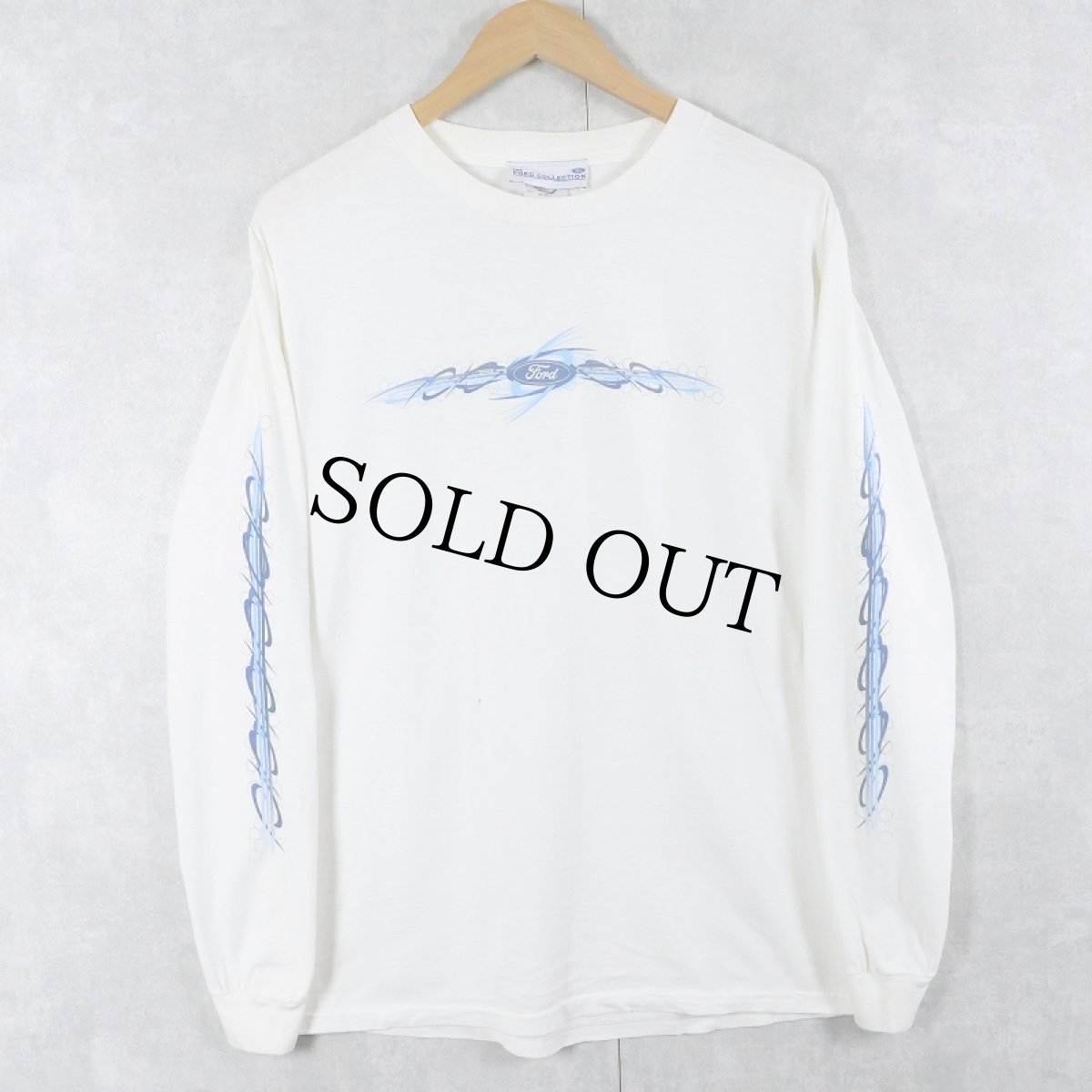 画像1: 2000's Ford USA製 自動車メーカー ロゴプリントロンT M (1)