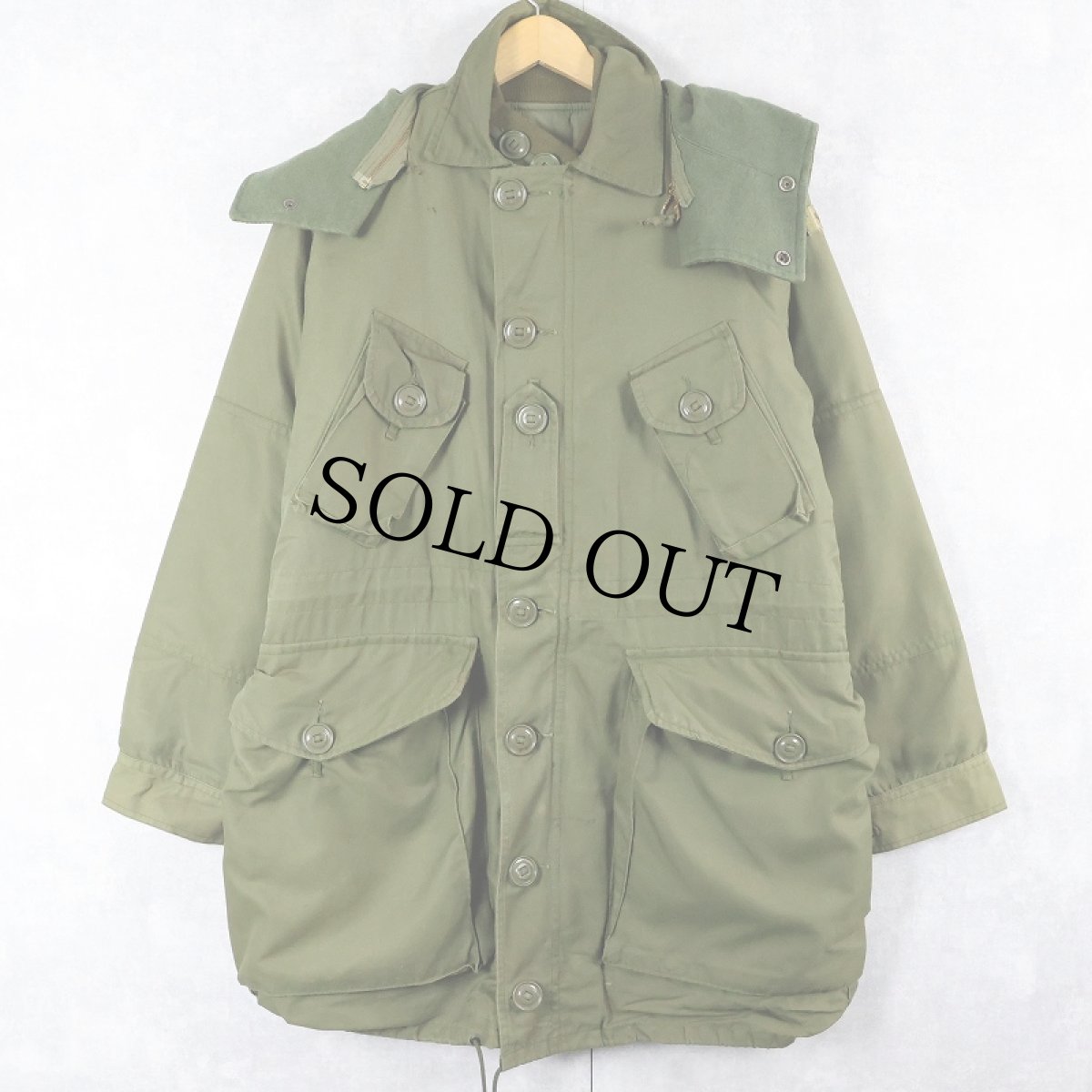 画像1: 90's CANADIAN ARMY ECW コンバットパーカー ライナー付き SHORT SMALL (1)