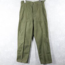 画像1: 50's U.S.ARMY "サイドアジャスタ付き" ベイカーパンツ DEADSTOCK MEDIUM (1)