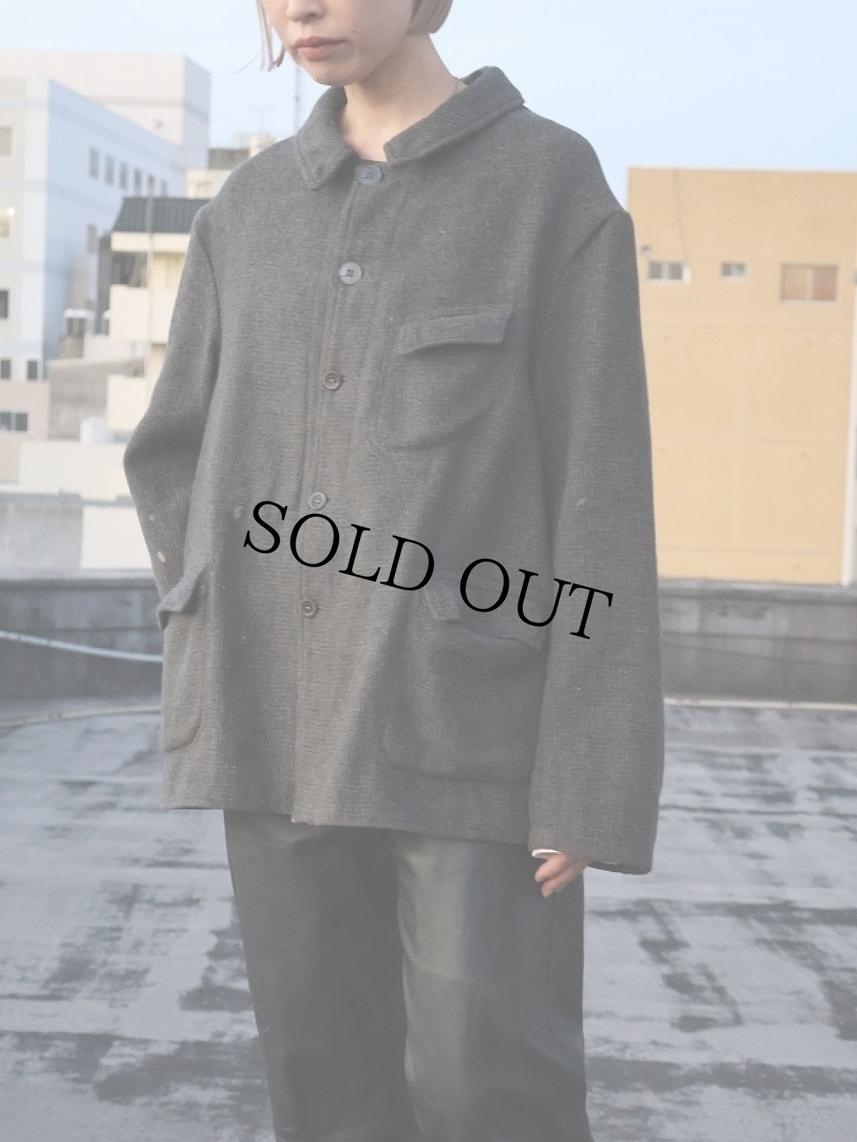 画像1: 50's FRENCH ファーマーズジャケット (1)