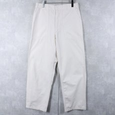 画像1: 60〜70's U.S.ARMY フードハンドラーパンツ W28-31 (1)