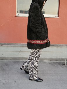 画像2: 70's〜 CLIMATIC チロリアンテープ キルティングライナー フェイクファージャケット (2)