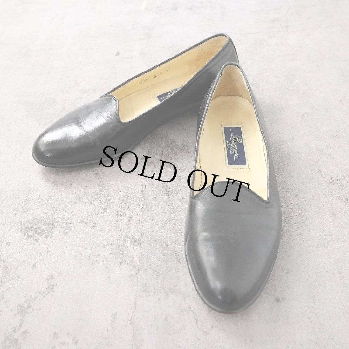 画像1: Bragano by COLE HAAN ITALY製 レザーオペラシューズ BLACK 27.5cm (1)