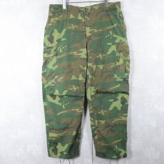 画像3: 60's U.S.ARMY ERDL迷彩 グリーンリーフ ジャングルファティーグジャケット/パンツ 5th SETUP MEDIUM REGULAR (3)