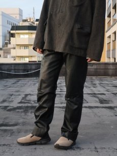 画像1: レザーパンツ BLACK W32 (1)