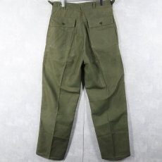 画像2: 50's U.S.ARMY "サイドアジャスタ付き" ベイカーパンツ DEADSTOCK MEDIUM (2)