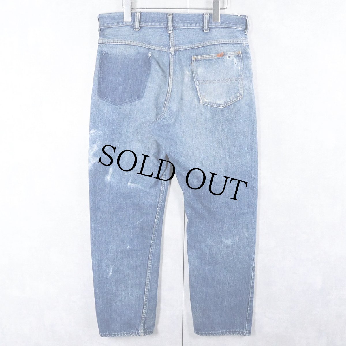 画像2: 60's RANCH CRAFT デニムパンツ W34 (2)