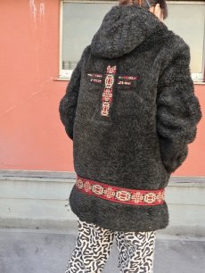 画像1: 70's〜 CLIMATIC チロリアンテープ キルティングライナー フェイクファージャケット (1)