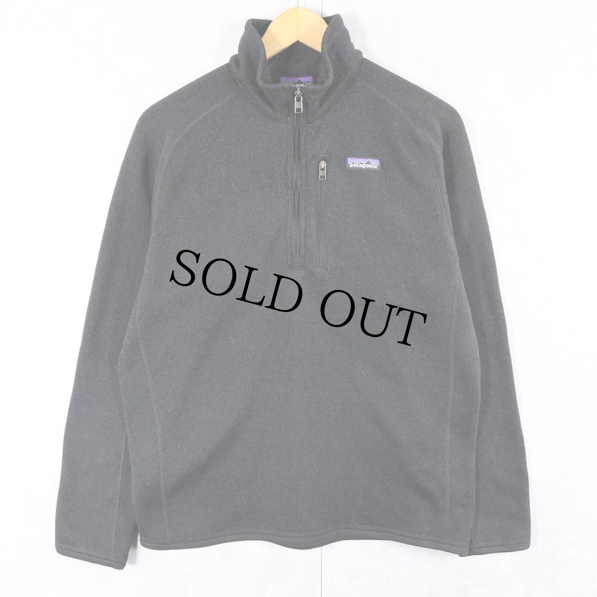 画像1: 2019AW Patagonia ハーフジップベターセーター BLACK M (1)