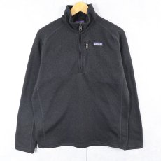 画像1: 2019AW Patagonia ハーフジップベターセーター BLACK M (1)
