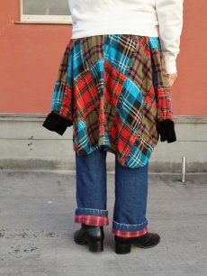 画像1: 70's OSHKOSH USA製 裏ネル デニムパンツ W31 (1)