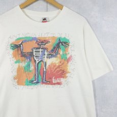 画像1: 90's USA製 アートプリントTシャツ XL (1)