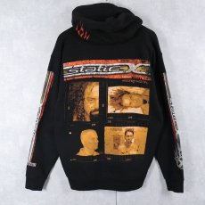 画像2: Static-X "WISCONSIN DEATH TRIP" ニューメタルバンド プリントスウェットジップパーカー BLACK M (2)