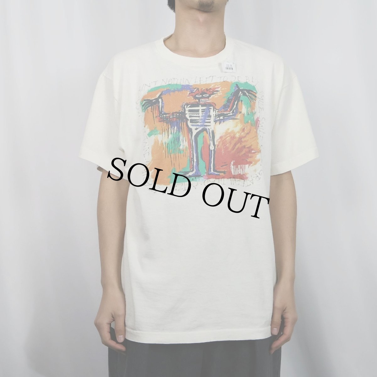 画像2: 90's USA製 アートプリントTシャツ XL (2)