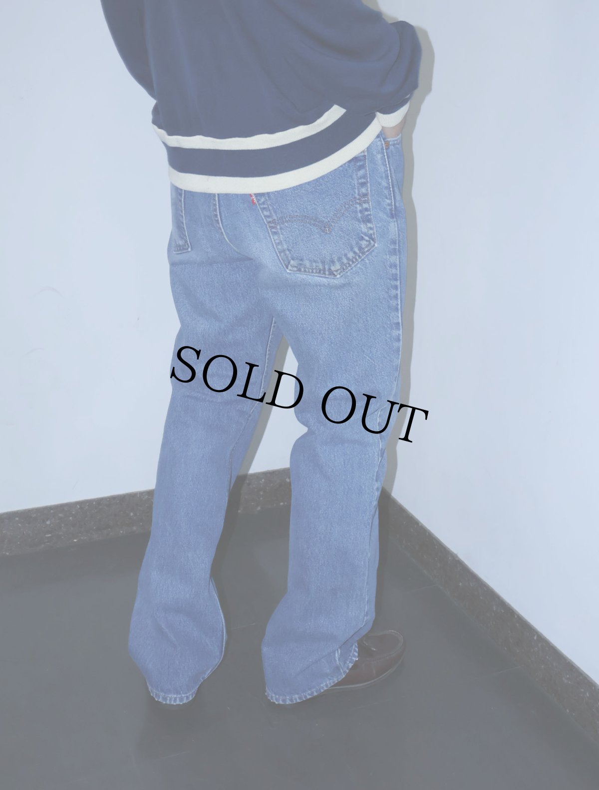 画像2: 2000's Levi's 517 USA製 ブーツカットデニムパンツ W35 (2)