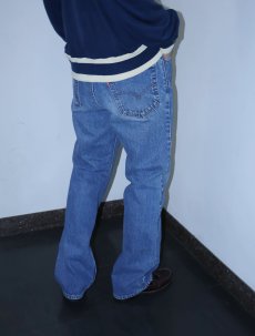 画像2: 2000's Levi's 517 USA製 ブーツカットデニムパンツ W35 (2)