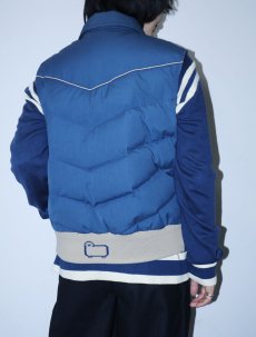 画像1: 80's Woolrich USA製 ダウンベスト L (1)