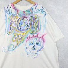 画像1: 90's Winston Haycock ハンドペイント アートTシャツ XXL (1)