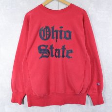 画像1: 90's Champion REVERSE WEAVE USA製 "Ohio State" プリントスウェット XL (1)