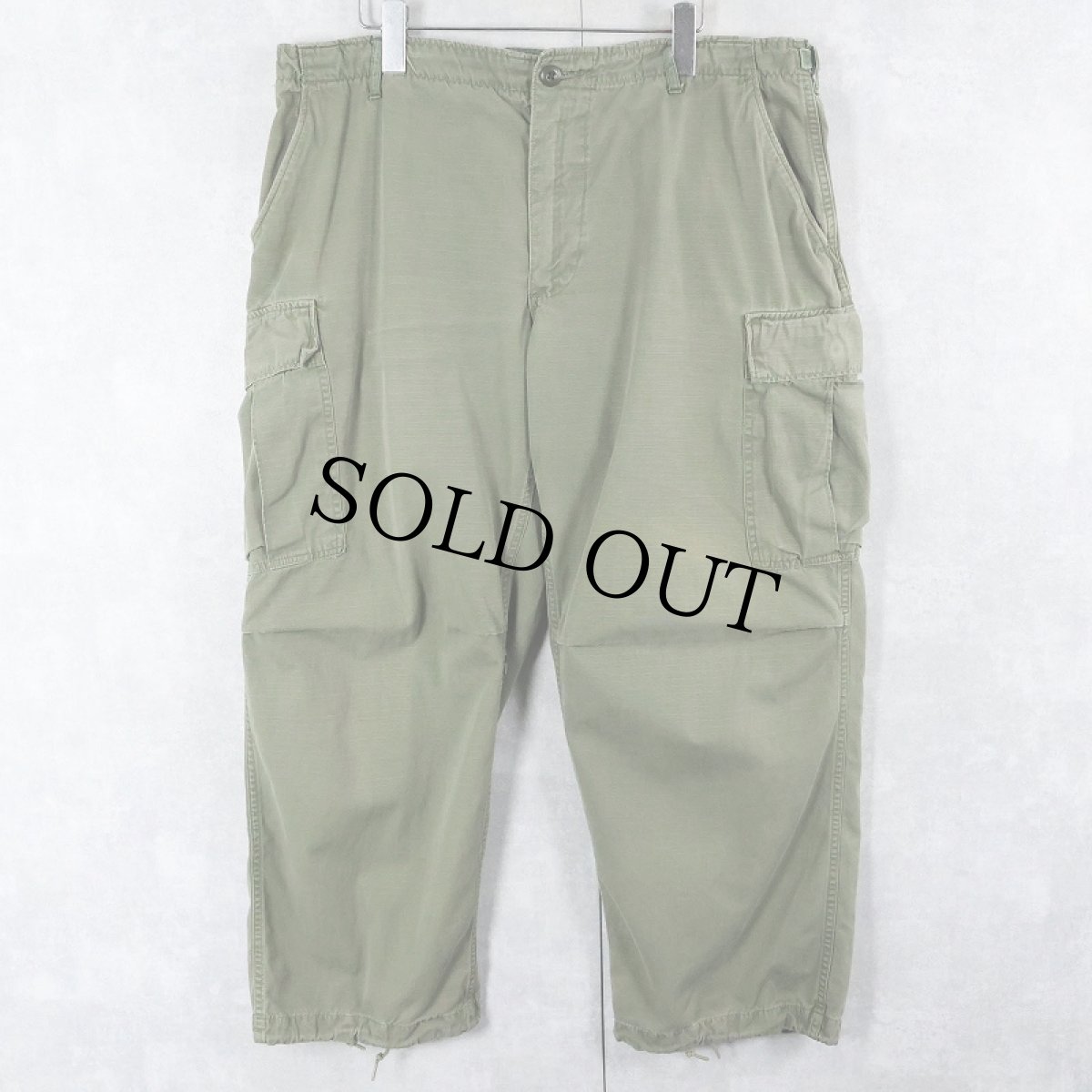 画像3: 60's U.S.ARMY ジャングルファティーグパンツ 5th SHORT LARGE (3)