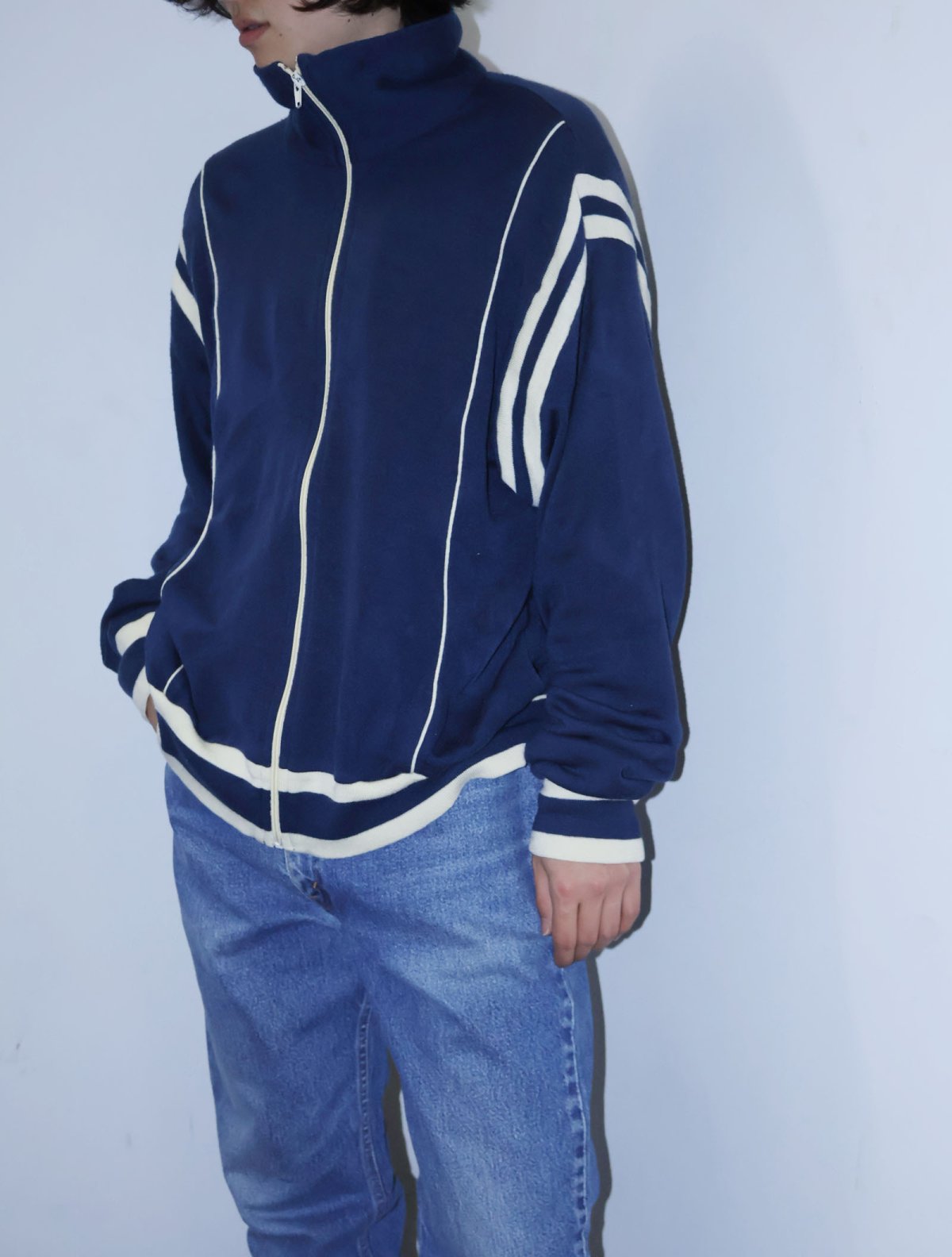 画像1: 80's JCPenney Sports Apparel ラインデザイン トラックジャケット XL (1)