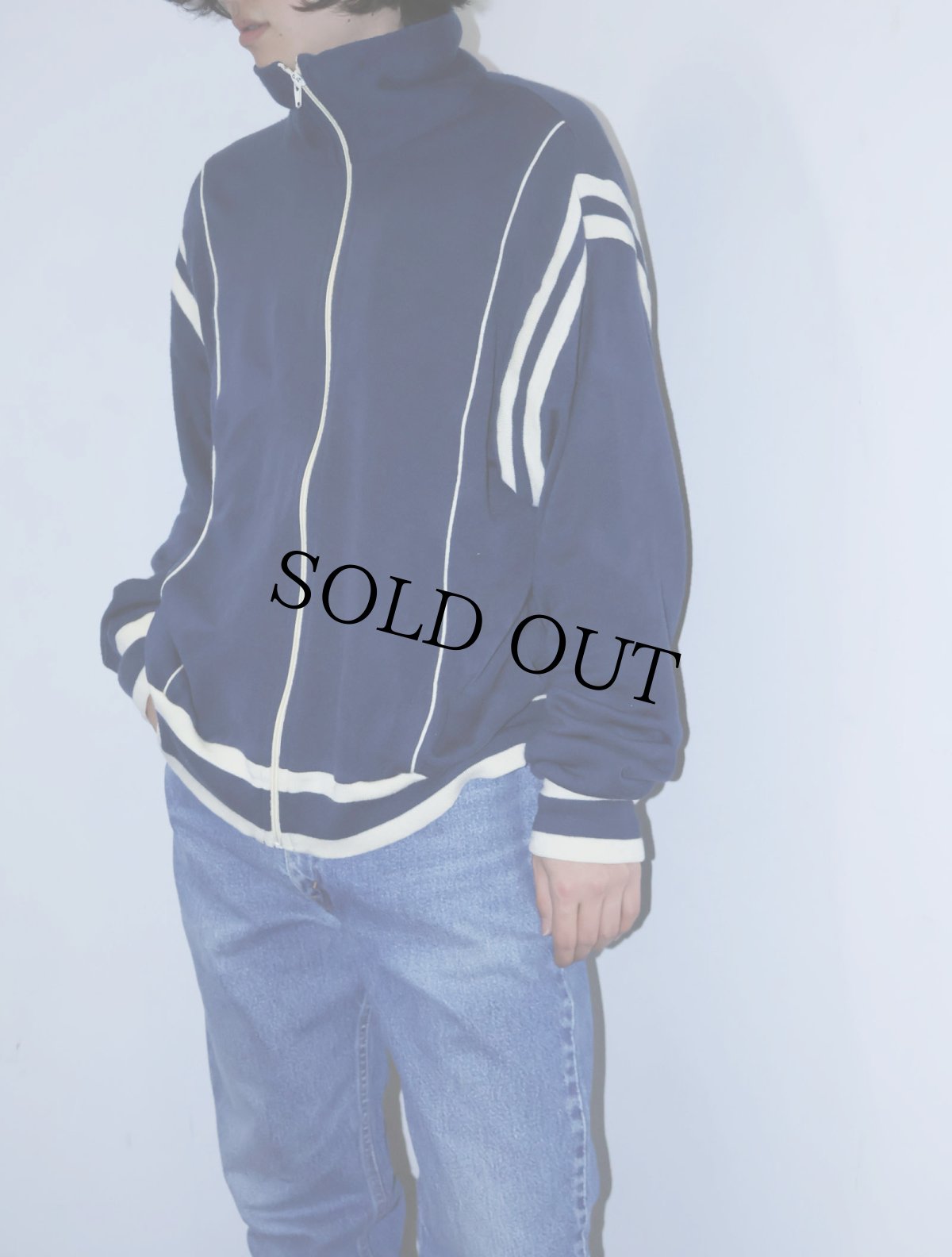 画像1: 80's JCPenney Sports Apparel ラインデザイン トラックジャケット XL (1)