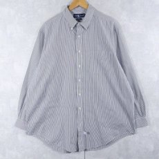 画像1: Ralph Lauren "ANDOVER" ストライプ柄 コットンボタンダウンシャツ SIZE17 1/2-34 (1)