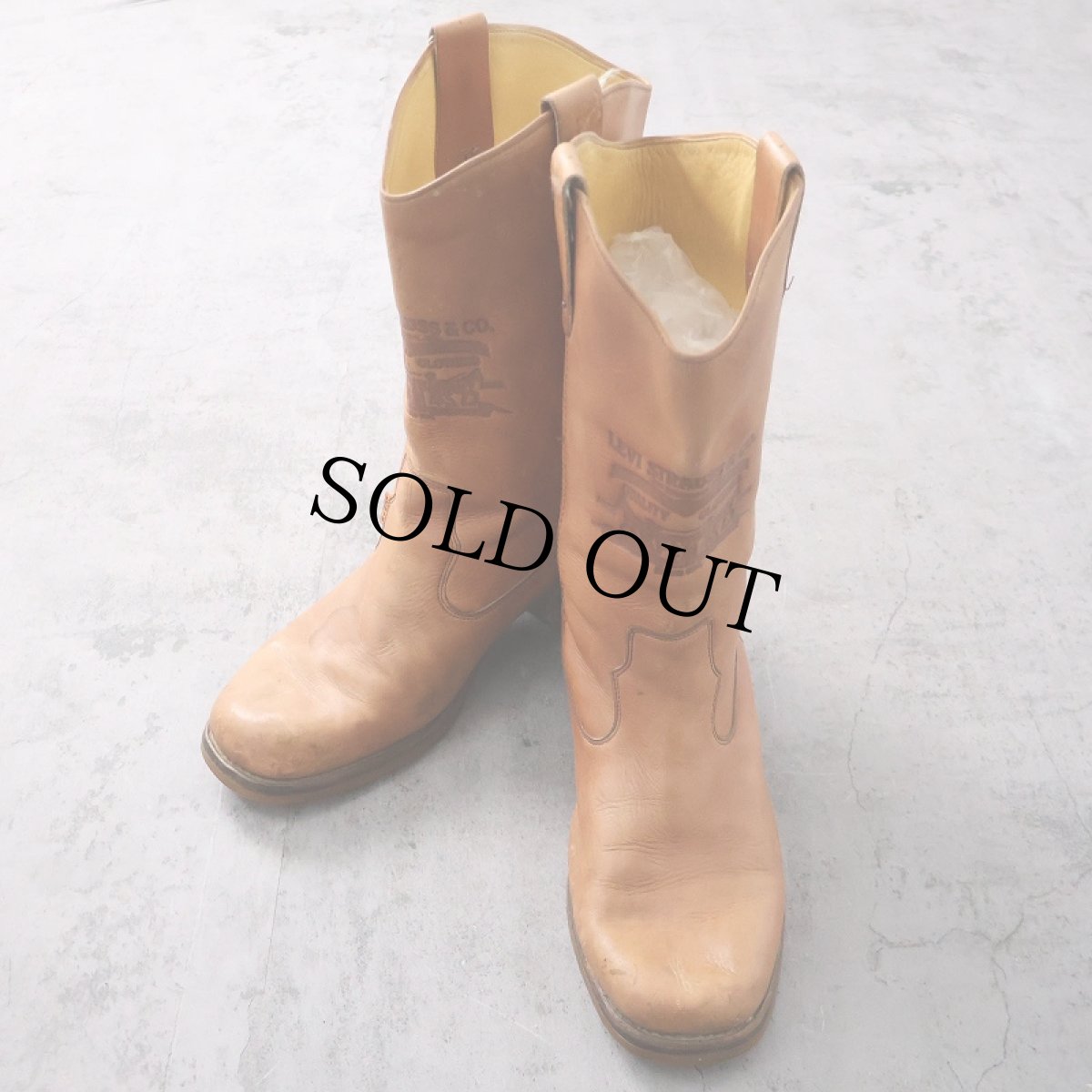 画像1: 70〜80's Levi's ペコブーツ 29cm (1)