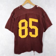 画像2: 〜70's カットオフスリーブ ナイロンフットボールTシャツ (2)
