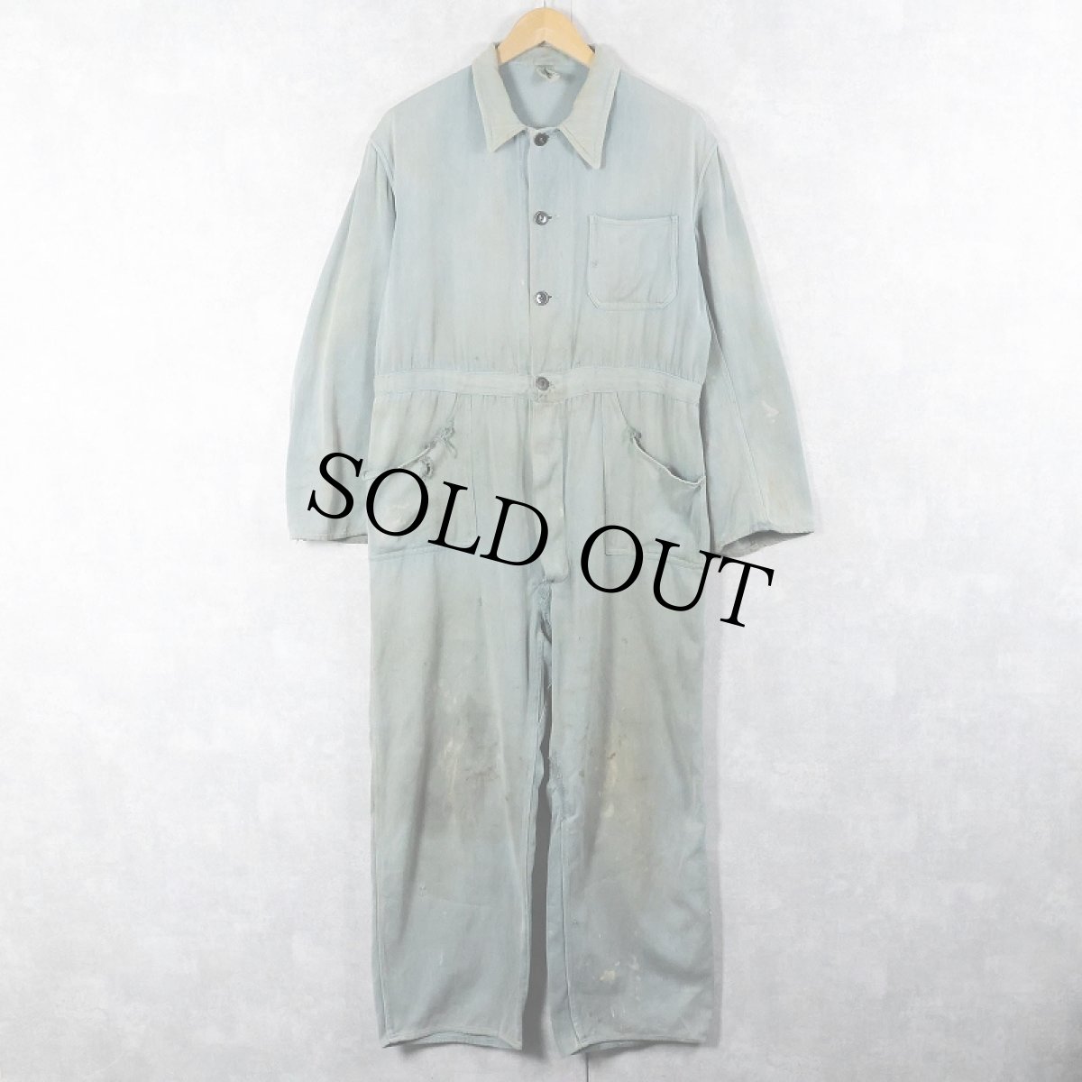 画像1: 〜40's コットンジャンプスーツ (1)