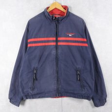 画像1: 90's POLO SPORT Ralph Lauren リバーシブル コットンジャケット L (1)
