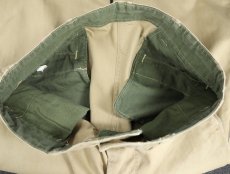 画像3: 40's U.S.ARMY M-45 "裏地HBT" チノトラウザーズ W32 (3)