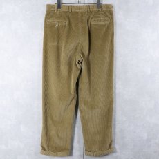 画像2: 90's Brooks Brothers USA製 2タック コーデュロイパンツ W34 (2)