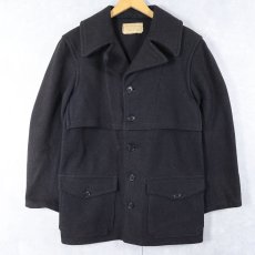 画像1: 30's U.S.NAVY ウールマッキーノコート NAVY (1)