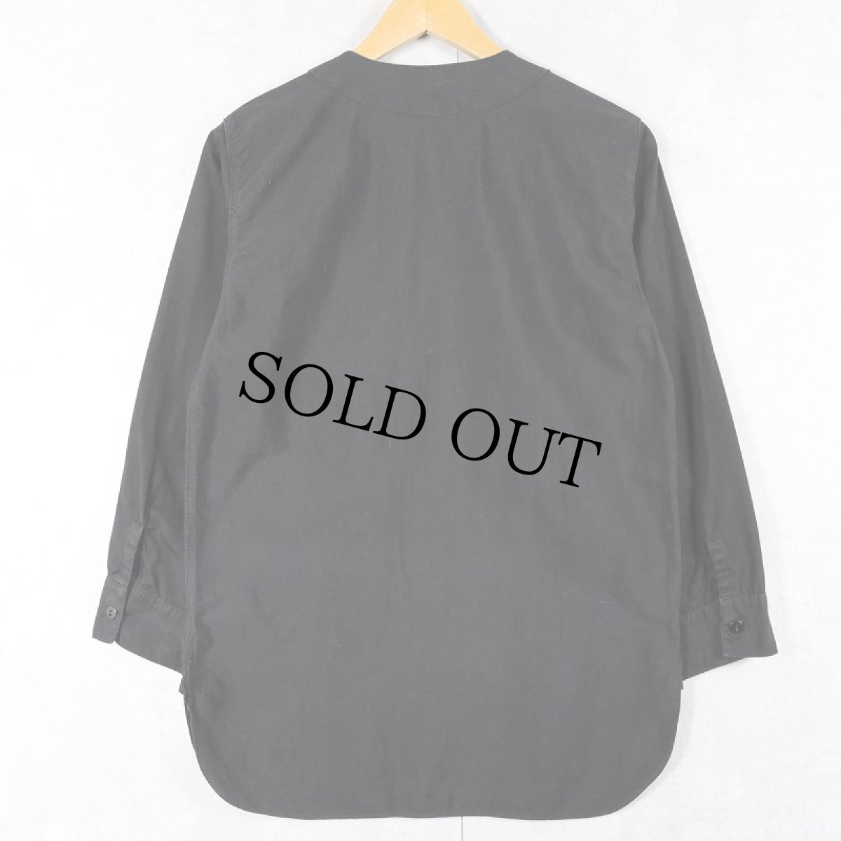 画像2: 〜30's Em-Row コットンベースボールシャツ BLACK (2)